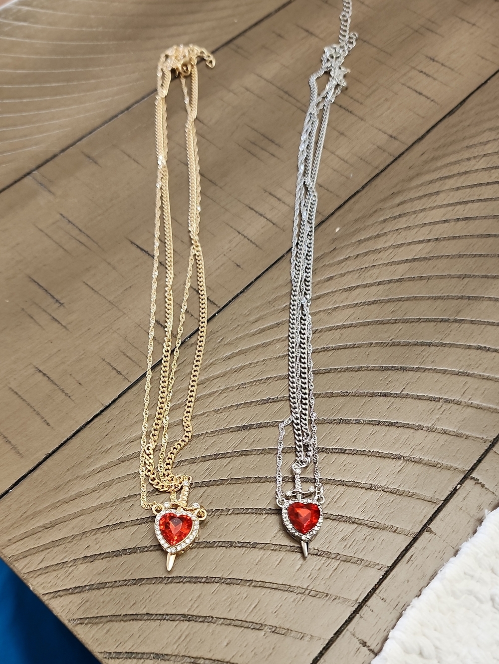 One Arrow Heaet Piercing Couple Pendant Set Love, Original Design, Creative Gift